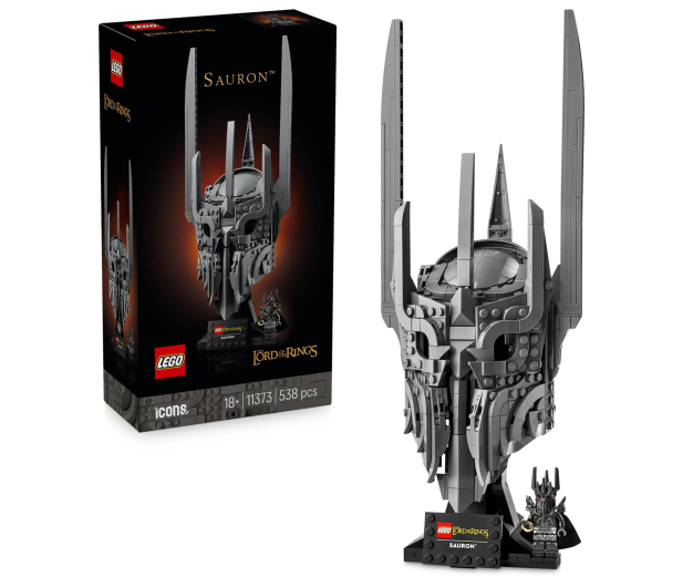 LEGO ICONS 11373 Władca pierścieni: Hełm Saurona - 1489542 - zdjęcie 4